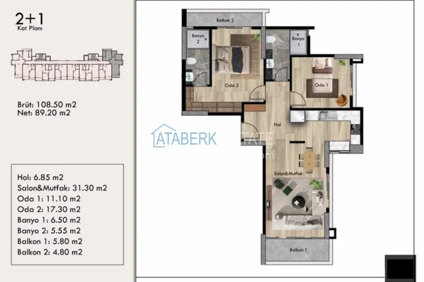 Buy cheap A new investment-attractive project in the Arpachbakhshish-Mersin area 8