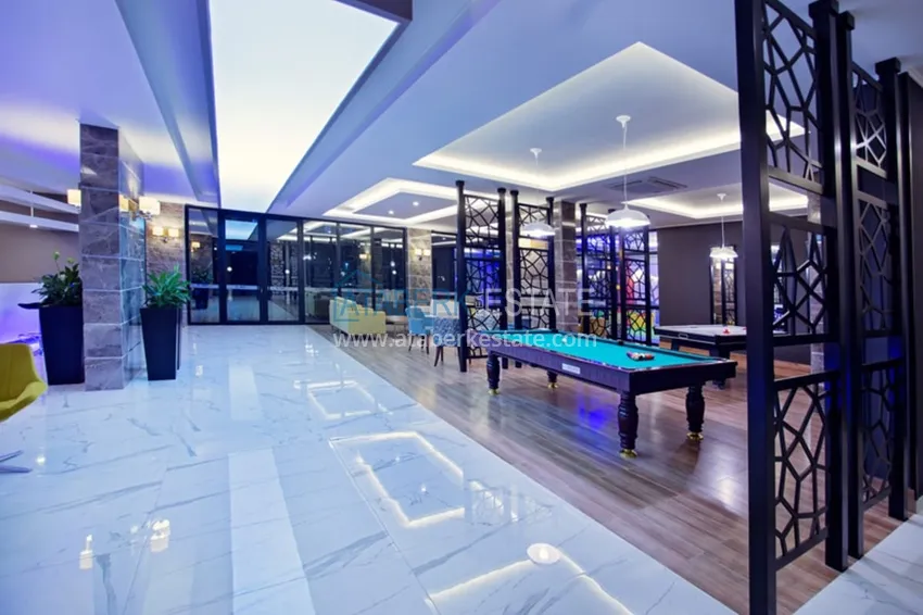 1 + 1 apartment furnished in a premium complex, Tosmur area - Alanya 17 