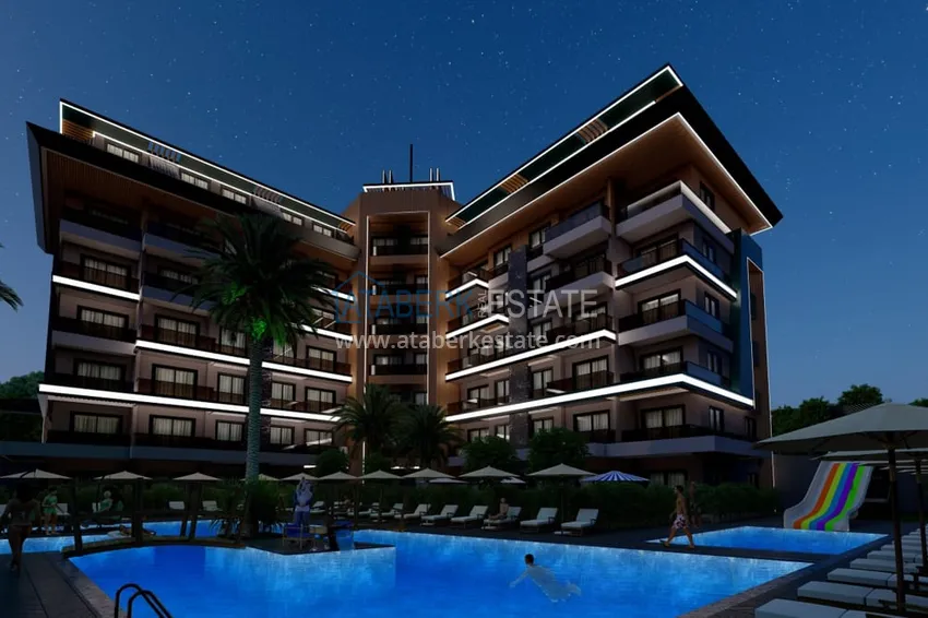 Investment project in the Kargicak district — luxury comfort-class real estate 100 meters from the sea 23