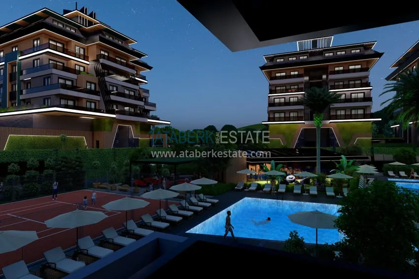 Investment project in the Kargicak district — luxury comfort-class real estate 100 meters from the sea 26