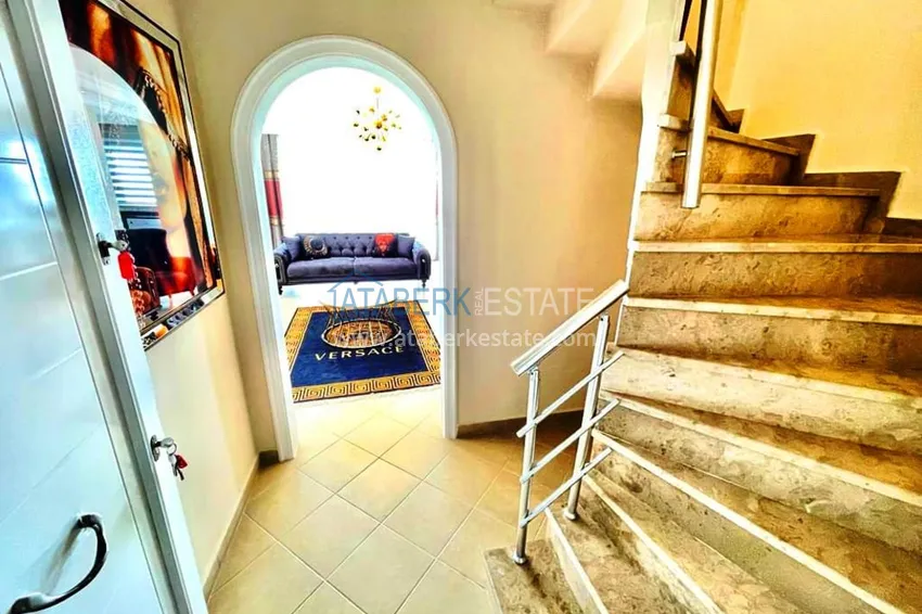 Purchase  3+1 furnished penthouse with sea views in a complex with infrastructure, Akdam district — Alanya  2 