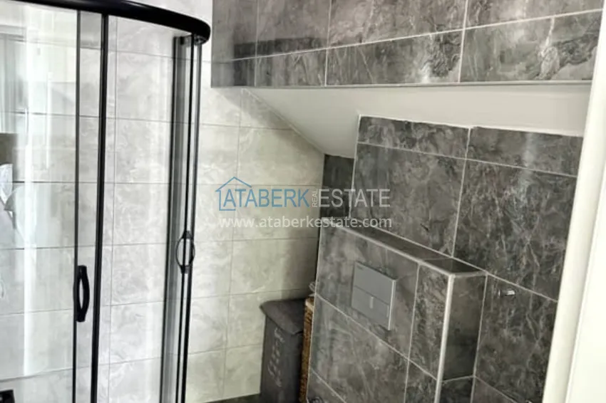 Purchase Duplex apartment 3+1 with furniture and separate kitchen in Alanya Oba district. Suitable for residence permit! 34 