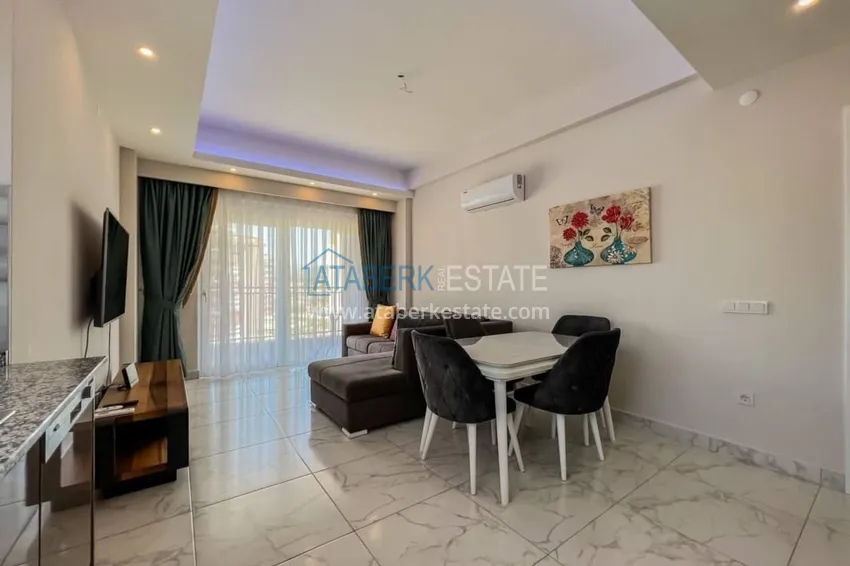 Purchase  1+1 furnished apartment in a luxury residence near Incekum beach, Avsallar area - Alanya 3 