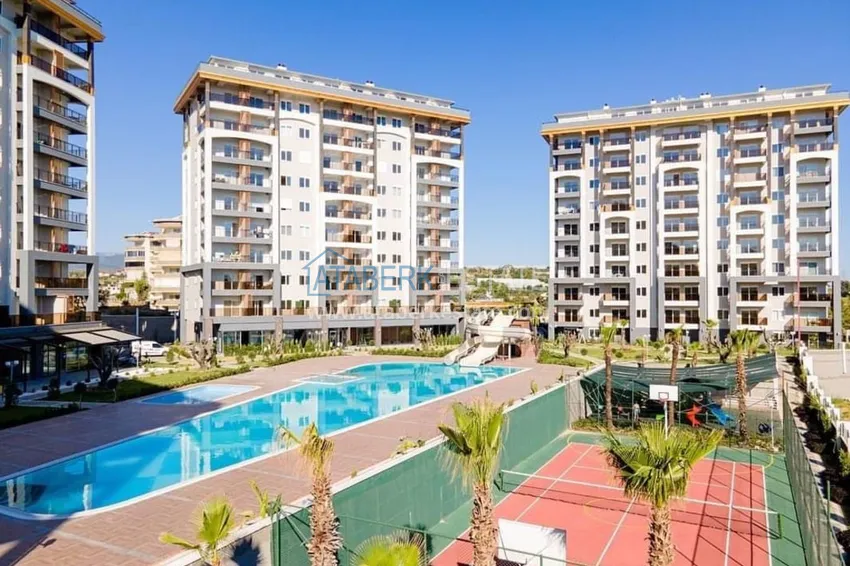 1+1 furnished apartment in a luxury residence near Incekum beach, Avsallar area - Alanya 5 