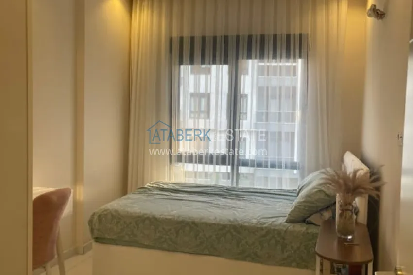 Purchase Turnkey one-bedroom apartment in Alanya, Oba district 5 