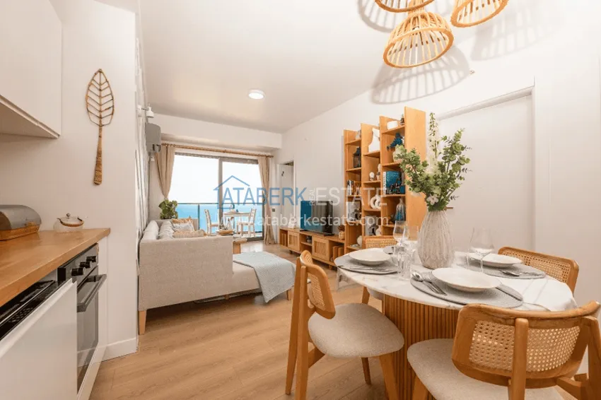 Purchase  Apartments in a stylish residential complex of comfort class with sea and mountain views in the Ayash-Mersin area 12 