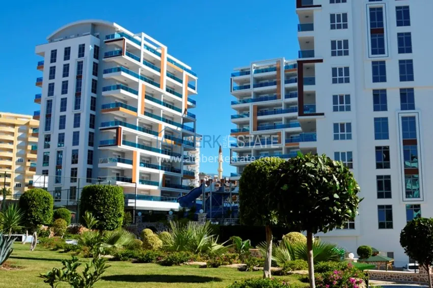 1 + 1 apartment furnished in a premium complex, Tosmur area - Alanya 6 