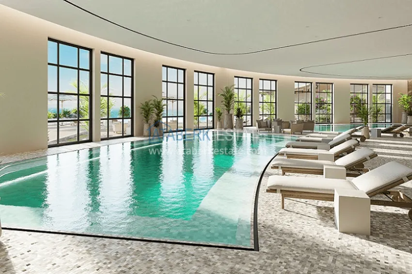 Apartments in a stylish residential complex of comfort class with sea and mountain views in the Ayash-Mersin area 2 