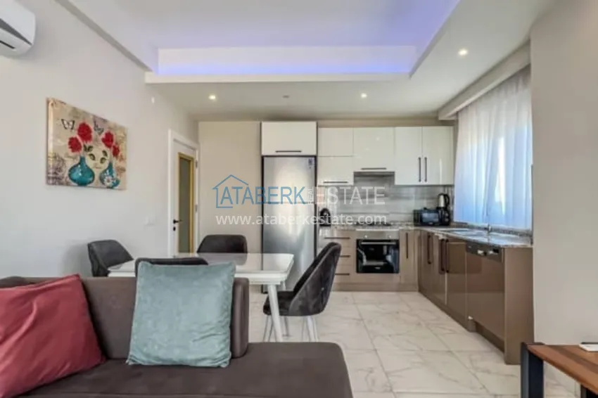 Purchase  1+1 furnished apartment in a luxury residence near Incekum beach, Avsallar area - Alanya 6 