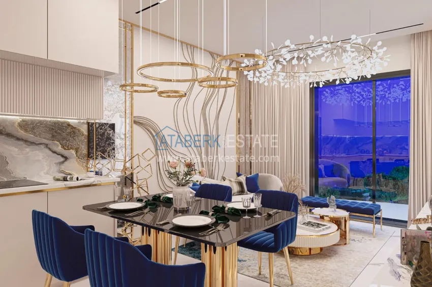 Purchase  Apartments from the owner in a new building - the center of Alanya, 150 meters from Keykubat Beach. Suitable for short term rentals 6 