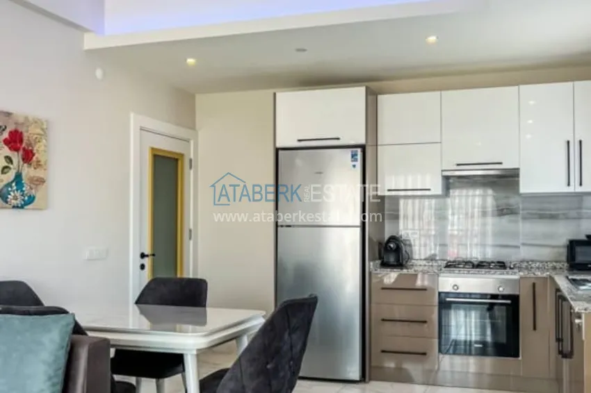 Purchase  1+1 furnished apartment in a luxury residence near Incekum beach, Avsallar area - Alanya 7 