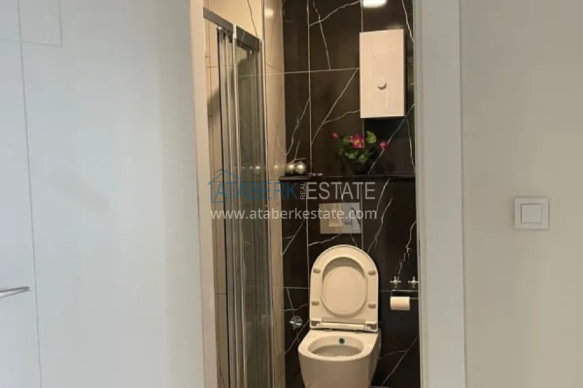 Purchase Turnkey one-bedroom apartment in Alanya, Oba district 7 