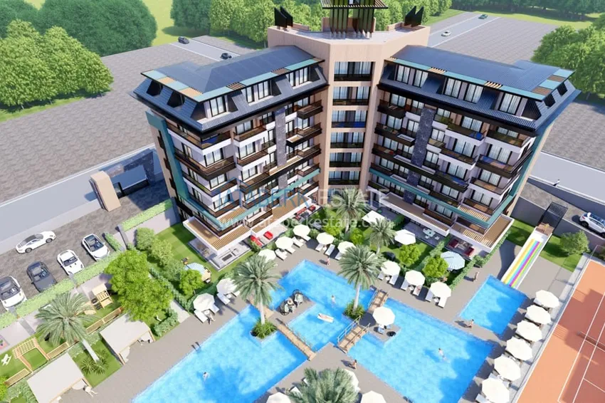 Investment project in the Kargicak district — luxury comfort-class real estate 100 meters from the sea 6