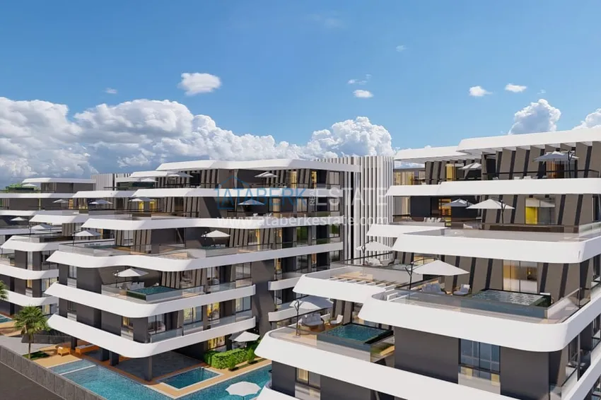 Sales start! Off-plan project - hotel-type residence in Antalya, Altintash 6 