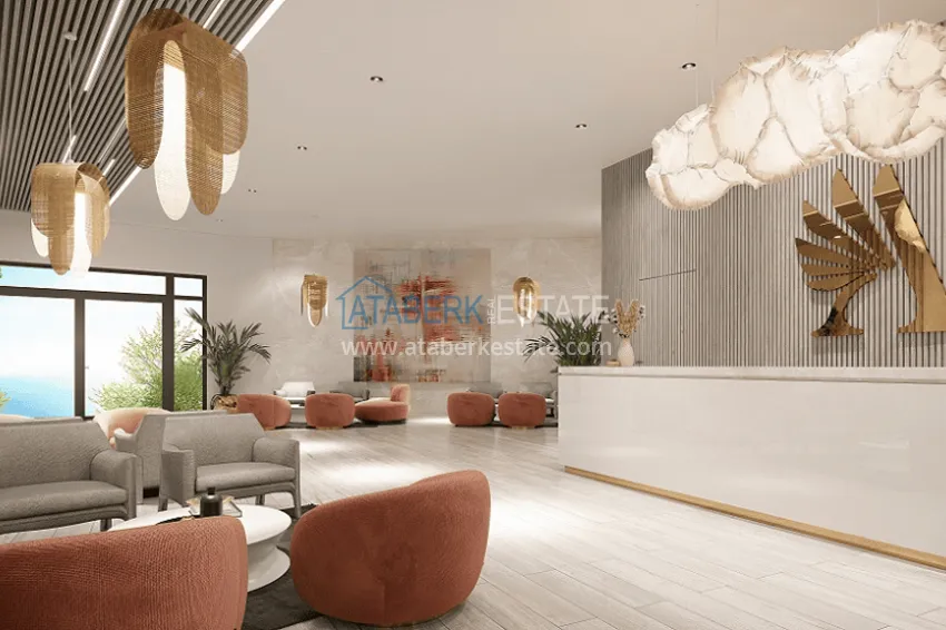 Apartments in a stylish residential complex of comfort class with sea and mountain views in the Ayash-Mersin area 4 