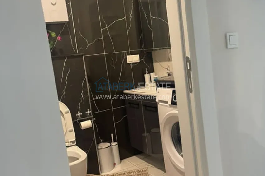 Purchase Turnkey one-bedroom apartment in Alanya, Oba district 8 