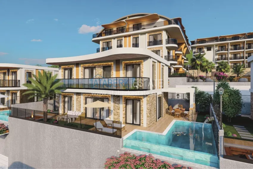 Luxury premium residence project in Alanya Kargicak district 8 
