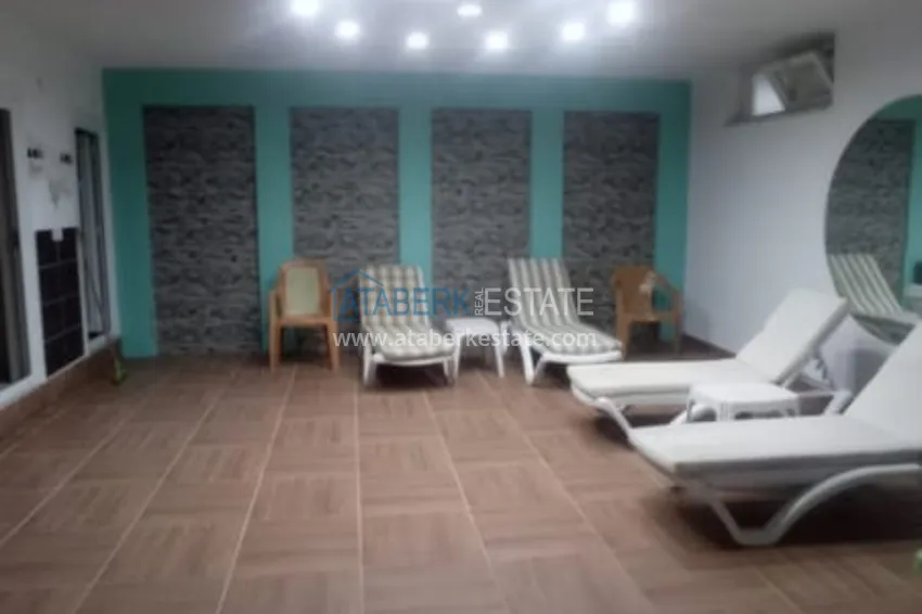 Apartment 1 + 1 furnished with a glazed balcony, Avsallar area - Alanya 8