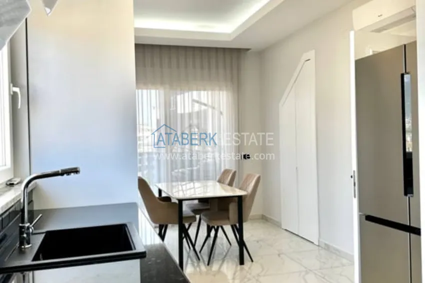 Purchase Duplex apartment 3+1 with furniture and separate kitchen in Alanya Oba district. Suitable for residence permit! 8 