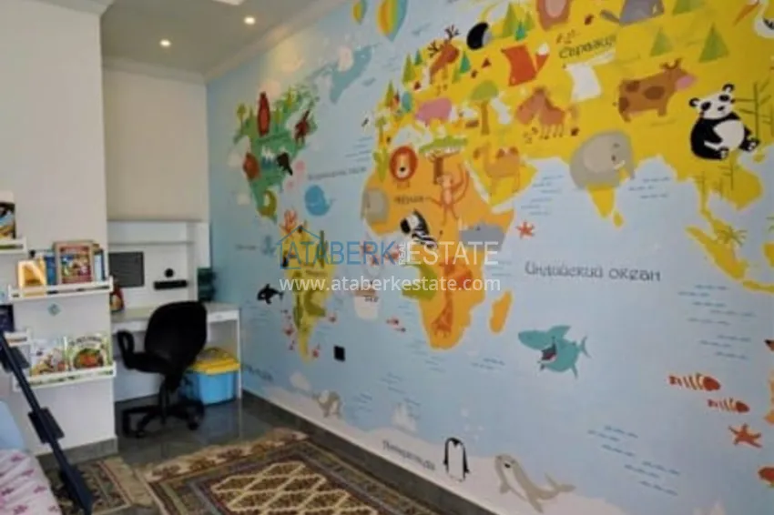 Purchase Turnkey two-level apartment in a modern complex in Oba 9