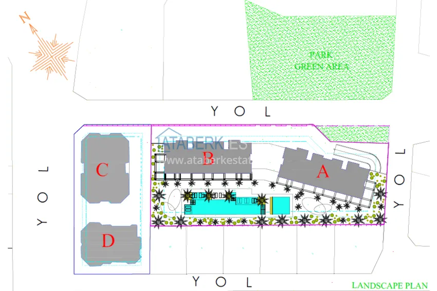 Buy cheap 1+1 apartment in the center of Alanya — Cleopatra beach area, from the owner in the complex at the final stage of construction 2
