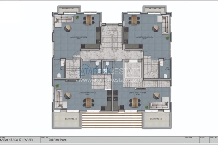 Buy cheap Finely finished apartments in a new building - Alanya, Cleopatra beach area 2 