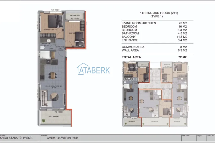 Buy cheap Finely finished apartments in a new building - Alanya, Cleopatra beach area 3 