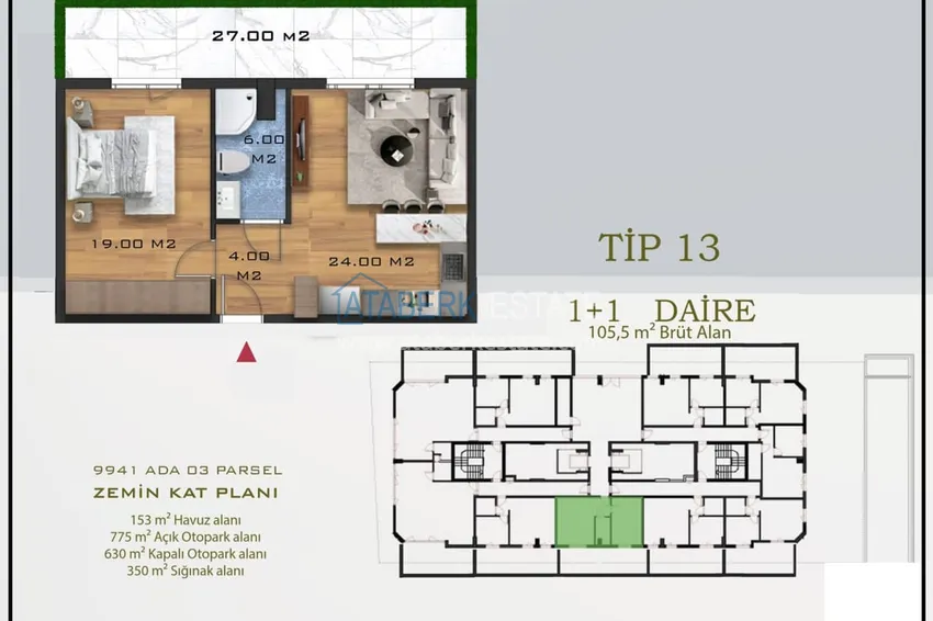 Buy cheap New residential complex in Konyaalti with spacious 2+1 duplexes 14 