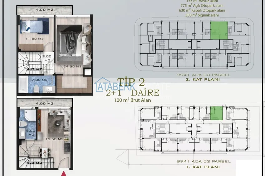 Buy cheap New residential complex in Konyaalti with spacious 2+1 duplexes 3 