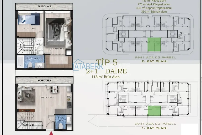Buy cheap New residential complex in Konyaalti with spacious 2+1 duplexes 6 