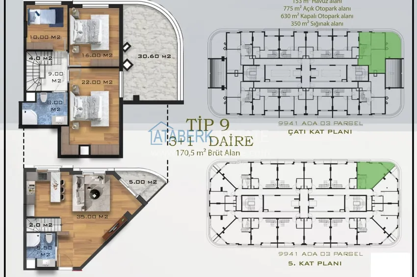 Buy cheap New residential complex in Konyaalti with spacious 2+1 duplexes 10 