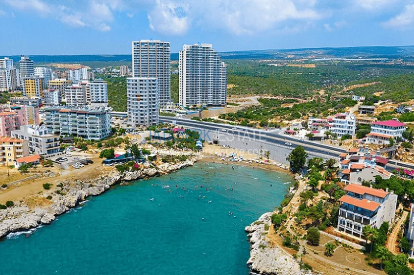 Apartments in a stylish residential complex of comfort class with sea and mountain views in the Ayash-Mersin area 1 