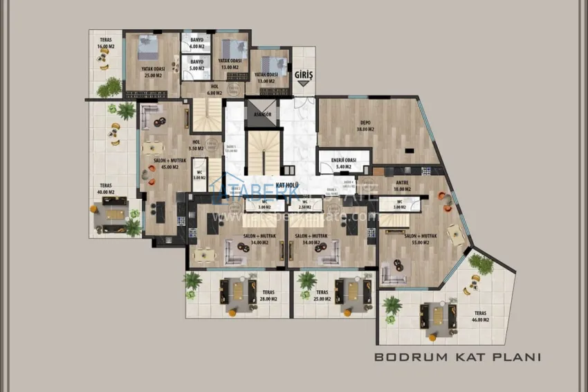 Buy cheap Luxury real estate directly from the developer in the prestigious area of Büyük Hasbahce 1