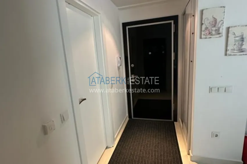 Purchase  1+1 penthouse for rent in the center of Alanya in an exclusive residential complex  1 