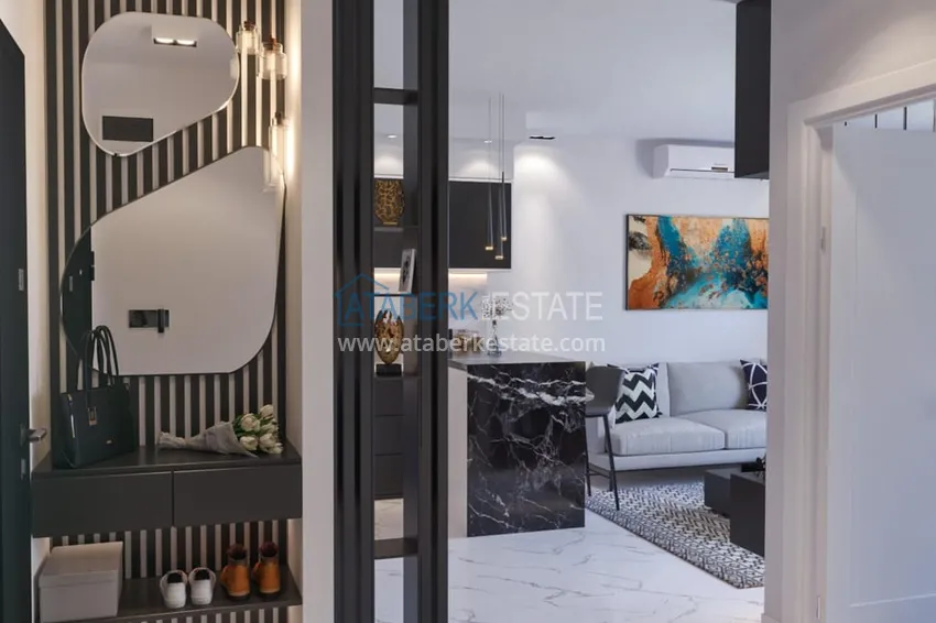 Purchase  View apartment 1+1 from an investor in a complex under construction, Avsallar district - Alanya 1 