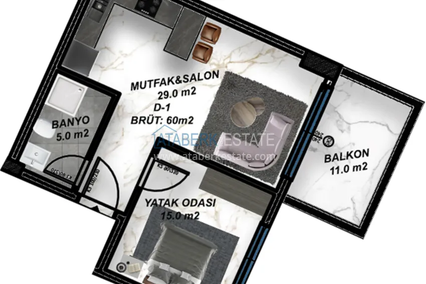 Buy cheap New project of a luxury residential complex in Gazipasa Pazardzhi district 5 