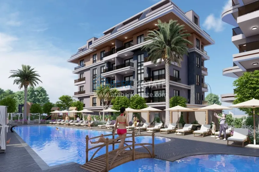 🔥 Our project! Inexpensive investment property without intermediaries under construction in Oba, Alanya 11 