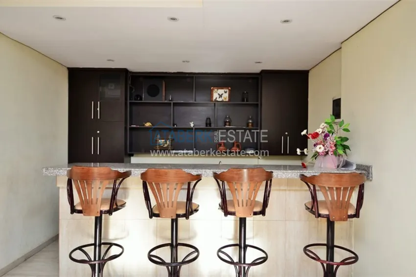 2+1 apartment with furniture and a glazed balcony in Alanya - Cikcilli district 12 