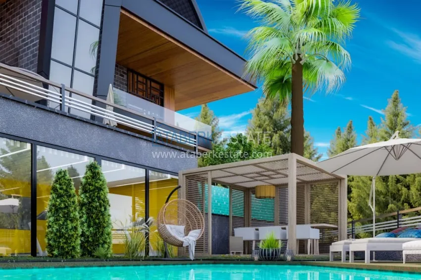 Private villa complex under construction in Kargicak 10 