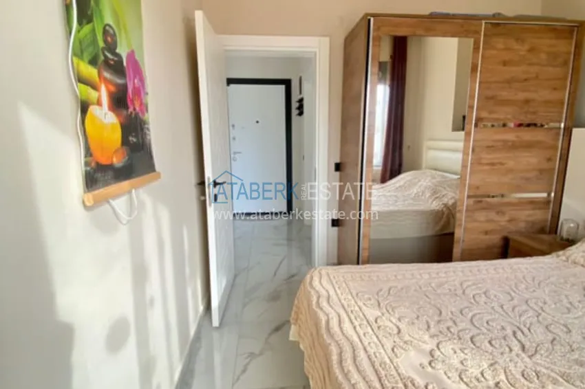 Purchase  Apartment 1+1 furnished in a complex with infrastructure, Oba district, Alanya 13 