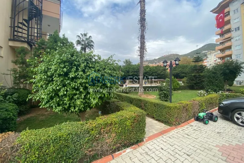 Apartment 1 + 1 with furniture and mountain views in a complex with infrastructure, the center of Alanya 11 