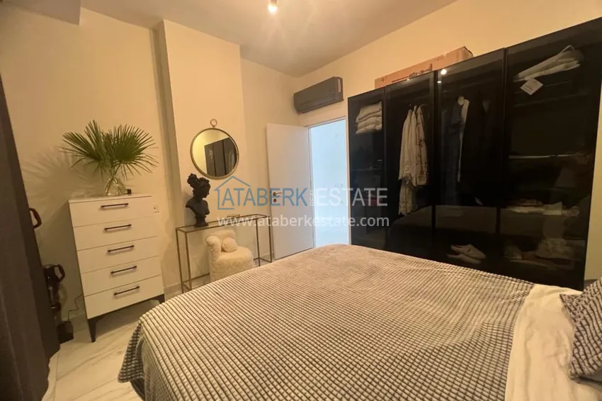 Purchase One-bedroom apartment for rent in a complex with rich infrastructure and a private beach — Alanya, Kestel F11 district 10 