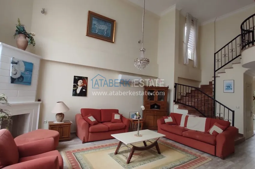 Purchase  Two-storey furnished villa with panoramic views in Alanya Kargicak 1 