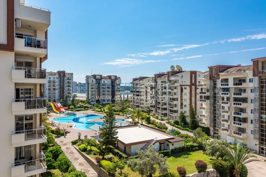 Purchase Apartment 2 + 1 with furniture and sea views in a comfortable residential complex, Avsallar area - Alanya 11 