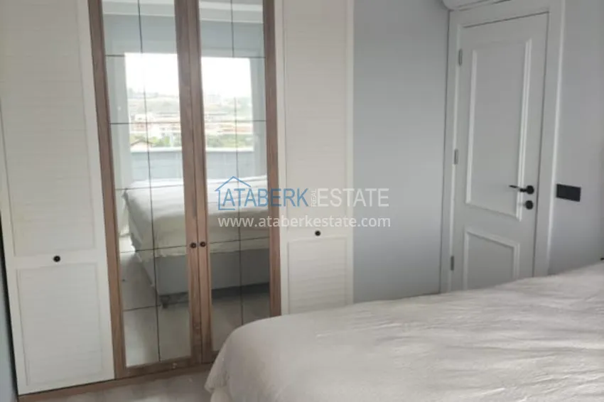 Purchase  2+1 duplex penthouse partially furnished with sea views, Oba district — Alanya. Suitable for a residence permit! 15 