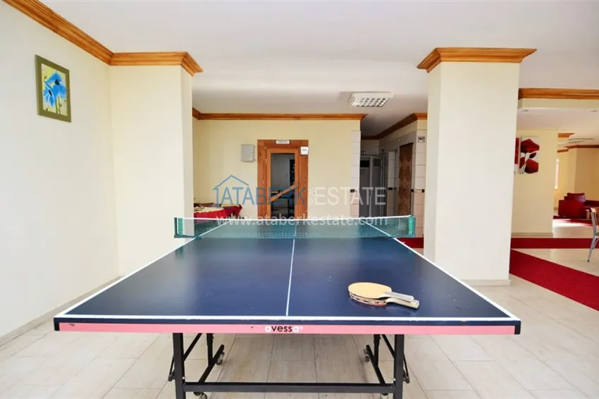 2+1 apartment with furniture and a glazed balcony in Alanya - Cikcilli district 13 