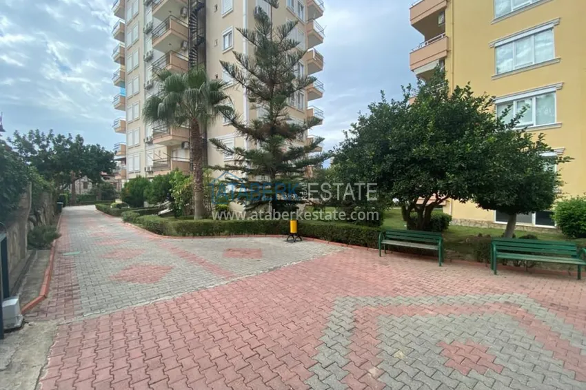 Apartment 1 + 1 with furniture and mountain views in a complex with infrastructure, the center of Alanya 12 