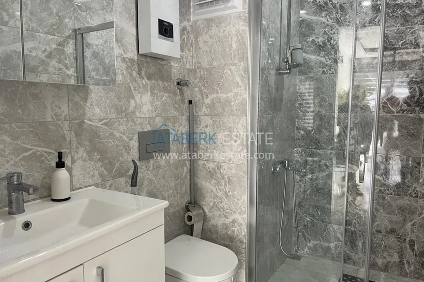 Purchase One-bedroom apartment for rent in a complex with rich infrastructure and a private beach — Alanya, Kestel F11 district 11 