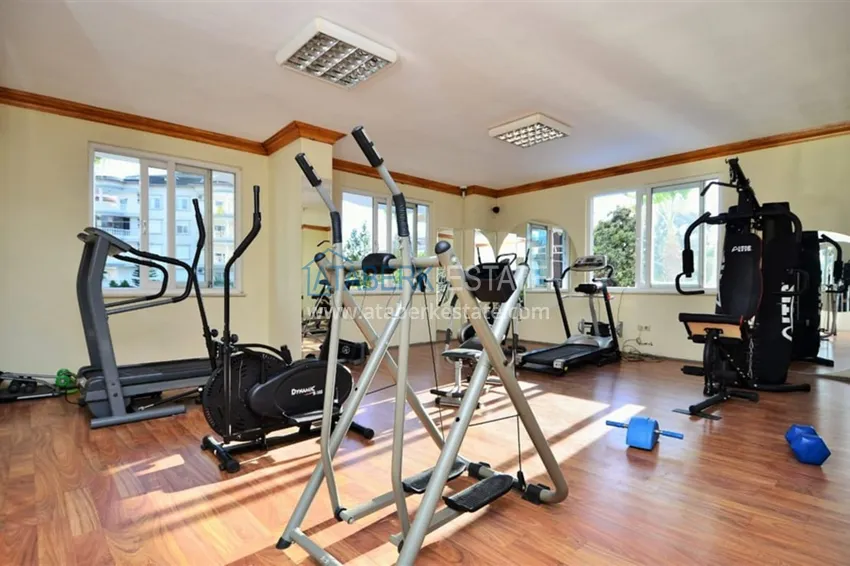 2+1 apartment with furniture and a glazed balcony in Alanya - Cikcilli district 14 