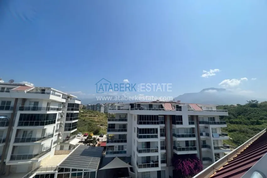 Purchase  2+1 duplex for rent in Kestel in an ultra-luxury complex with a private beach D34 12 